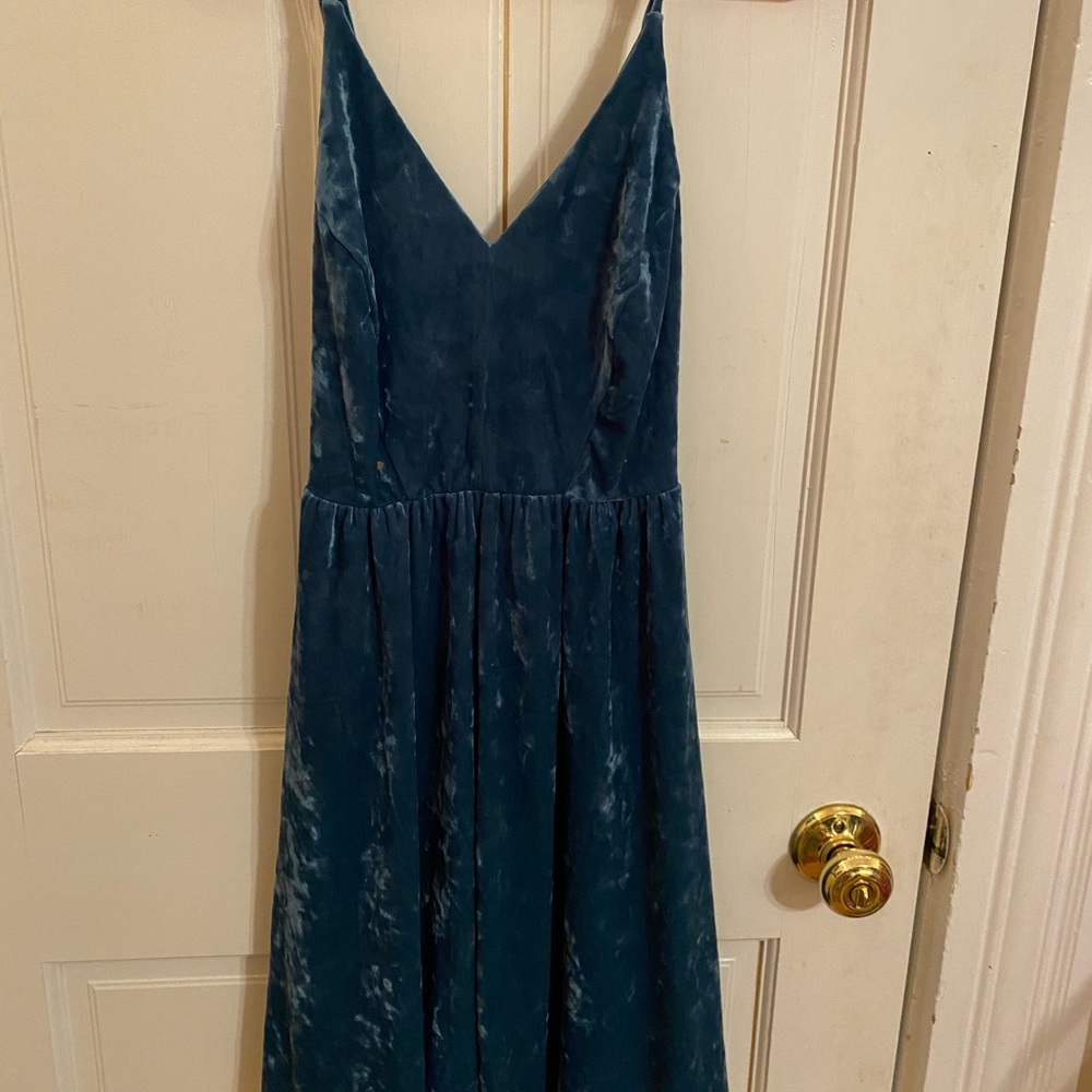 Velvet Green Fit Dress